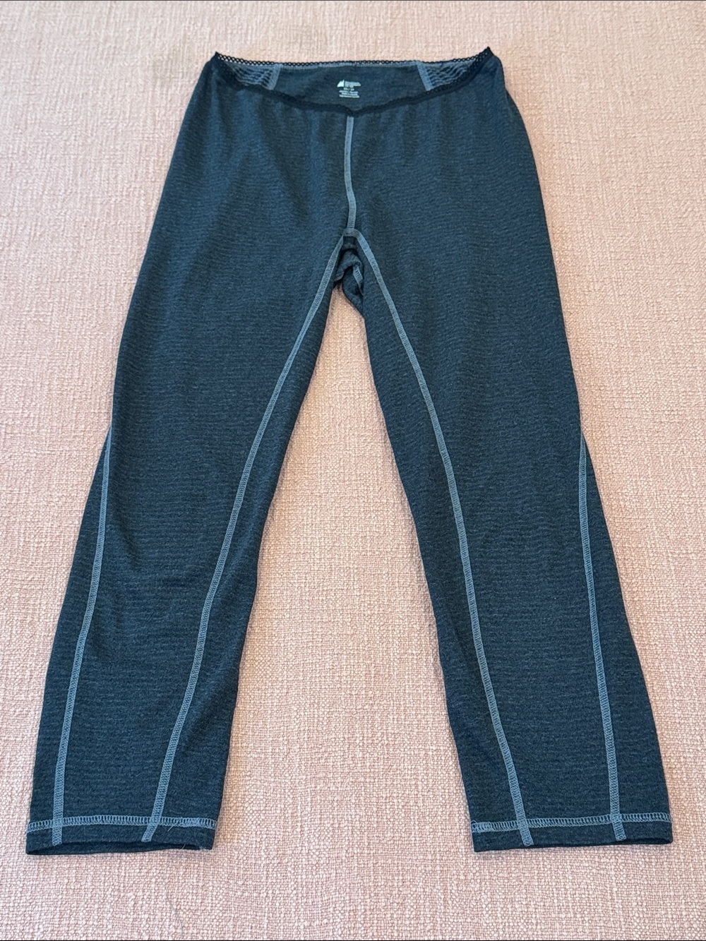 MEC wm’s base layer / underpants capri base layer Pants Gray Contrast Stitching
